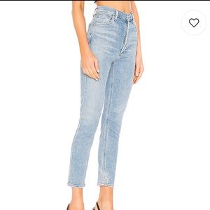 AGOLDE High rise nico slim